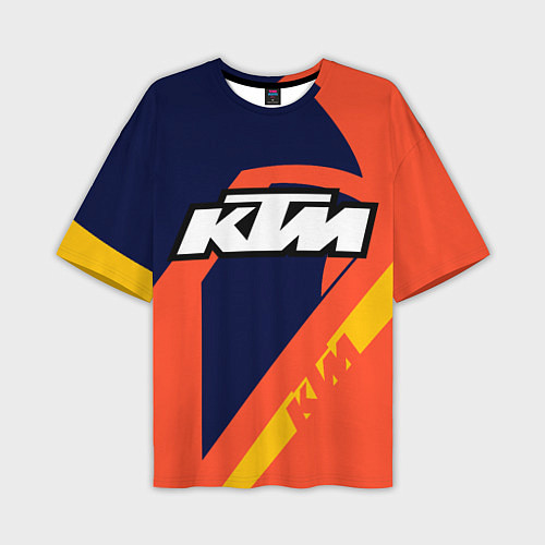 Мужская футболка оверсайз KTM VINTAGE SPORTWEAR / 3D-принт – фото 1