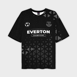 Мужская футболка оверсайз Everton Форма Champions