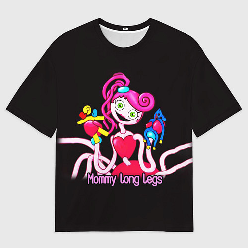 Мужская футболка оверсайз POPPY PLAYTIME Mommy long legs / 3D-принт – фото 1