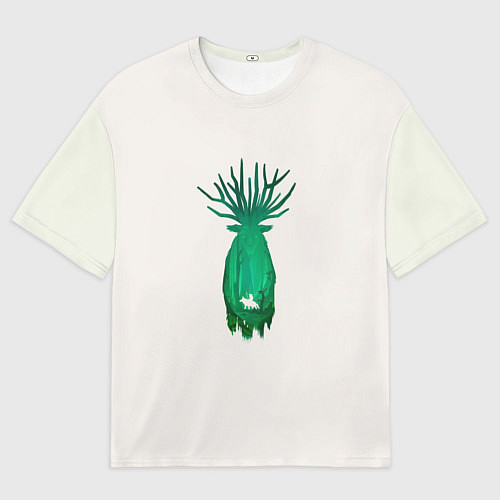 Мужская футболка оверсайз Mononoke Princess / 3D-принт – фото 1