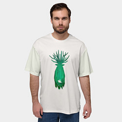 Футболка оверсайз мужская Mononoke Princess, цвет: 3D-принт — фото 2