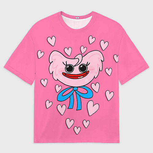 Мужская футболка оверсайз POPPY PLAYTIME - KISSY MISSY / 3D-принт – фото 1