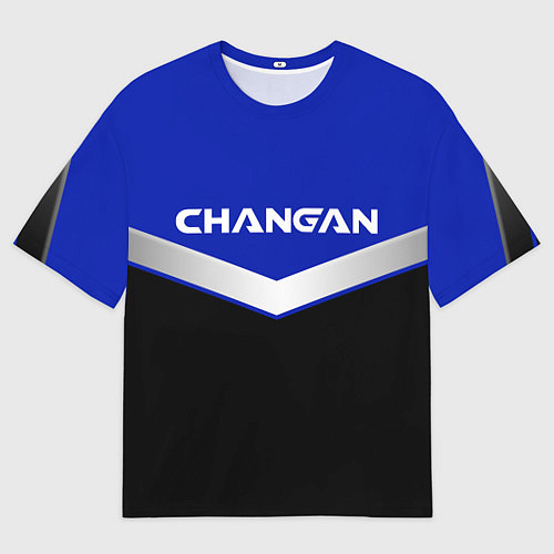Мужская футболка оверсайз ЧАНГАН - CHANGAN - ФОРМА / 3D-принт – фото 1