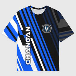 Мужская футболка оверсайз CHANGAN - ЛИНИИ ЧАНГАН