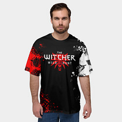 Футболка оверсайз мужская THE WITCHER: Ведьмак: Охотник на Монстров, цвет: 3D-принт — фото 2