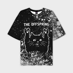 Мужская футболка оверсайз The Offspring Rock Cat