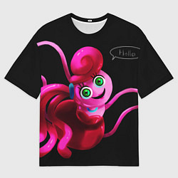 Мужская футболка оверсайз POPPY PLAYTIME - Mommy long legs Мама длинные ноги