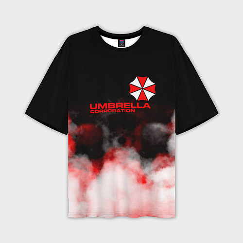 Мужская футболка оверсайз Umbrella Corporation туман / 3D-принт – фото 1