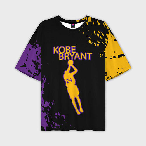 Мужская футболка оверсайз Kobe Bryant Баскетболист 24 / 3D-принт – фото 1