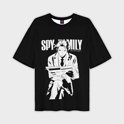 Мужская футболка оверсайз SPY X FAMILY СЕМЬЯ ШПИОНА ЛОЙД