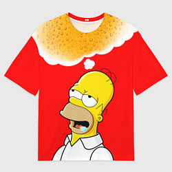 Мужская футболка оверсайз Homer dream