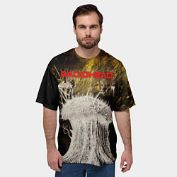 Футболка оверсайз мужская College EP - Radiohead, цвет: 3D-принт — фото 2