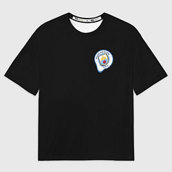 Футболка оверсайз мужская MADCHESTER X MANCHESTER CITY КАК У ГВАРДИОЛЫ, цвет: 3D-принт