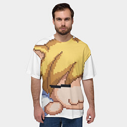 Футболка оверсайз мужская Неко-Арк, цвет: 3D-принт — фото 2