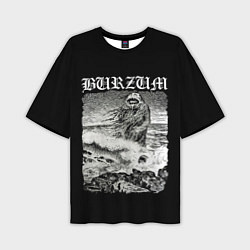Мужская футболка оверсайз Burzum - The Sea Monster