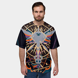 Футболка оверсайз мужская Рыцарь и Лучезарность Hollow Knight, цвет: 3D-принт — фото 2