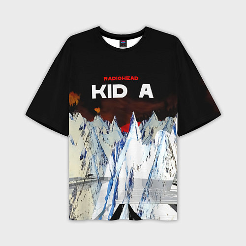 Мужская футболка оверсайз Kid A - Radiohead / 3D-принт – фото 1