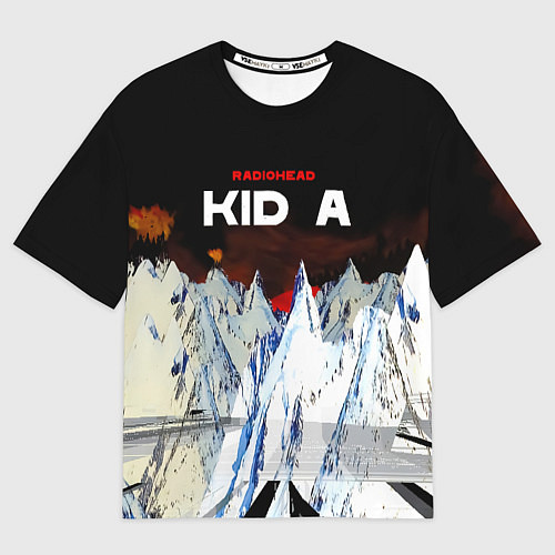 Мужская футболка оверсайз Kid A - Radiohead / 3D-принт – фото 1