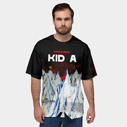 Футболка оверсайз мужская Kid A - Radiohead, цвет: 3D-принт — фото 2