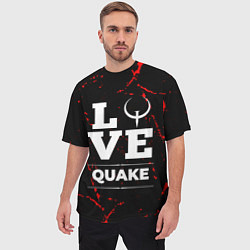 Футболка оверсайз мужская Quake Love Классика, цвет: 3D-принт — фото 2