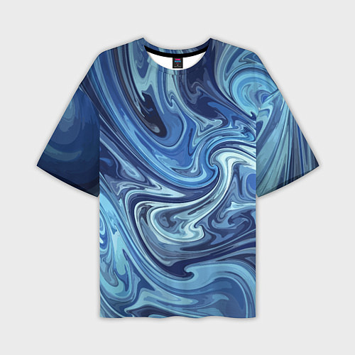 Мужская футболка оверсайз Абстрактный авангардный паттерн Abstract avant-gar / 3D-принт – фото 1