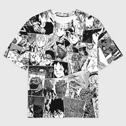 Мужская футболка оверсайз Дорохэдоро pattern