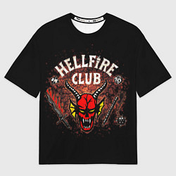 Футболка оверсайз мужская Hellfire club, цвет: 3D-принт