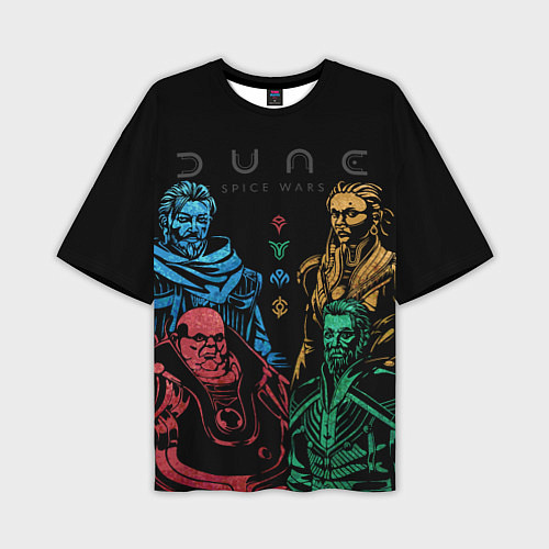 Мужская футболка оверсайз Dune: Spice Wars все фракции / 3D-принт – фото 1