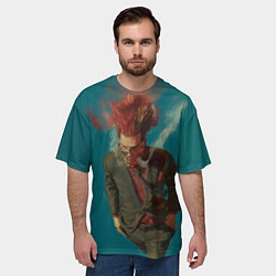 Футболка оверсайз мужская Эн art, цвет: 3D-принт — фото 2