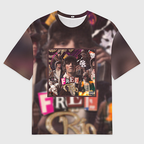 Мужская футболка оверсайз OG BUDA FREERIO / 3D-принт – фото 1