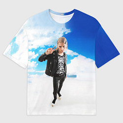 Мужская футболка оверсайз ПЛАТИНА SOSA MUZIK