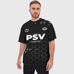 Футболка оверсайз мужская PSV Champions Uniform, цвет: 3D-принт — фото 2