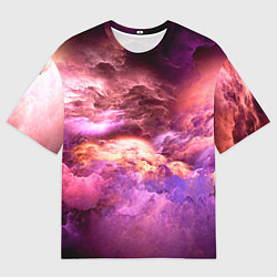 Мужская футболка оверсайз НЕБЕСНЫЙ УРАГАН