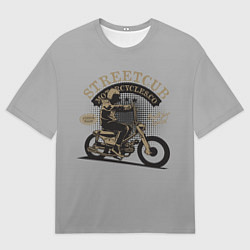 Футболка оверсайз мужская Мото - спорт Moto, цвет: 3D-принт