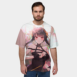 Футболка оверсайз мужская Spу x Family Yor Forger, цвет: 3D-принт — фото 2