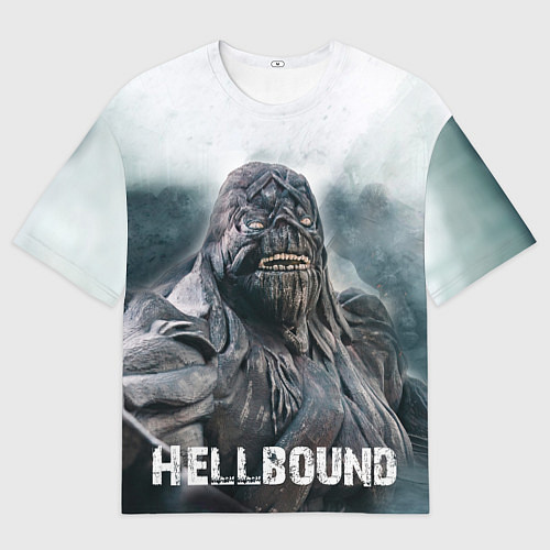 Мужская футболка оверсайз Hellbound - Зов ада монстр / 3D-принт – фото 1