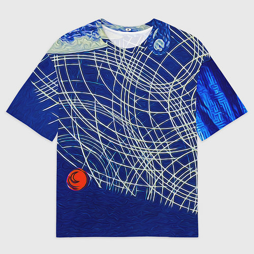 Мужская футболка оверсайз Светолокатор / 3D-принт – фото 1