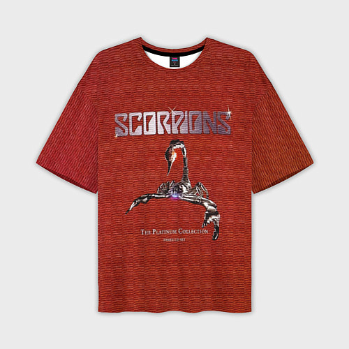 Мужская футболка оверсайз The Platinum Collection - Scorpions / 3D-принт – фото 1
