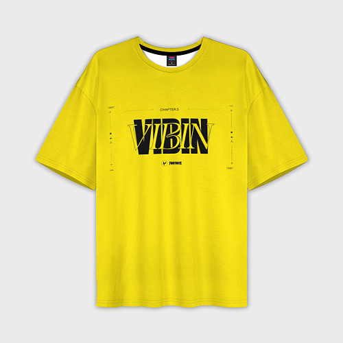 Мужская футболка оверсайз FORTNITE VIBIN / 3D-принт – фото 1