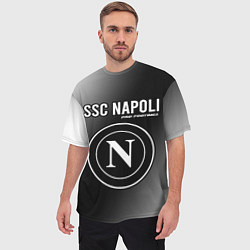 Футболка оверсайз мужская SSC NAPOLI Pro Football, цвет: 3D-принт — фото 2