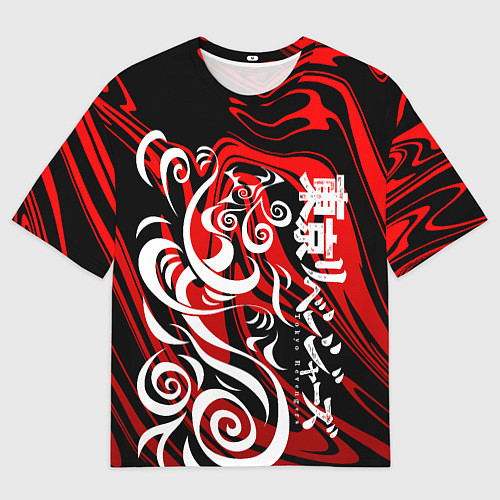 Мужская футболка оверсайз ТОКИЙСКИЕ МСТИТЕЛИ МАНГА / 3D-принт – фото 1