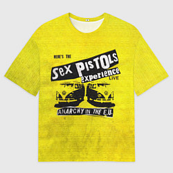 Мужская футболка оверсайз Sex Pistols experience LIVE