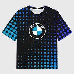 Футболка оверсайз мужская Bmw : Абстракция Кружки, цвет: 3D-принт