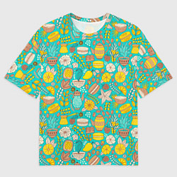 Футболка оверсайз мужская MAKING COFFEE, цвет: 3D-принт