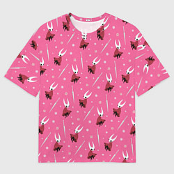 Мужская футболка оверсайз Хорнет, шёлк, игла Hollow Knight