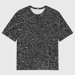 Мужская футболка оверсайз Асфальт Asphalt