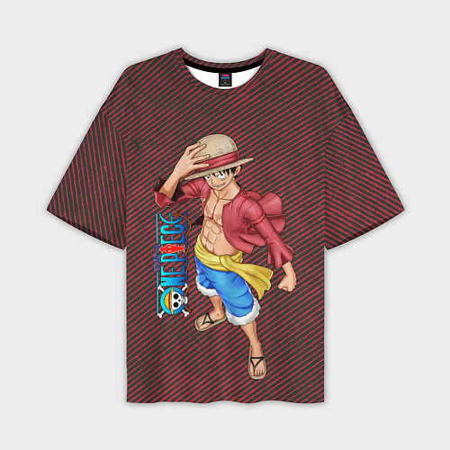 Мужская футболка оверсайз Луффи- One Piece или Большой куш / 3D-принт – фото 1