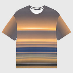 Футболка оверсайз мужская Цветные линии colored lines, цвет: 3D-принт