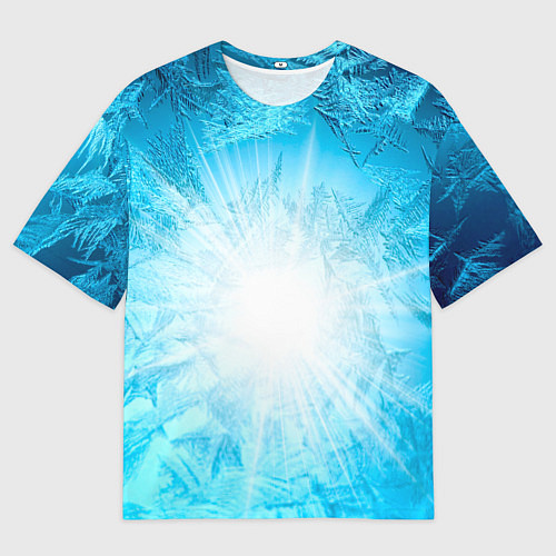 Мужская футболка оверсайз Лед Вспышка света / 3D-принт – фото 1