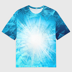 Мужская футболка оверсайз Лед Вспышка света